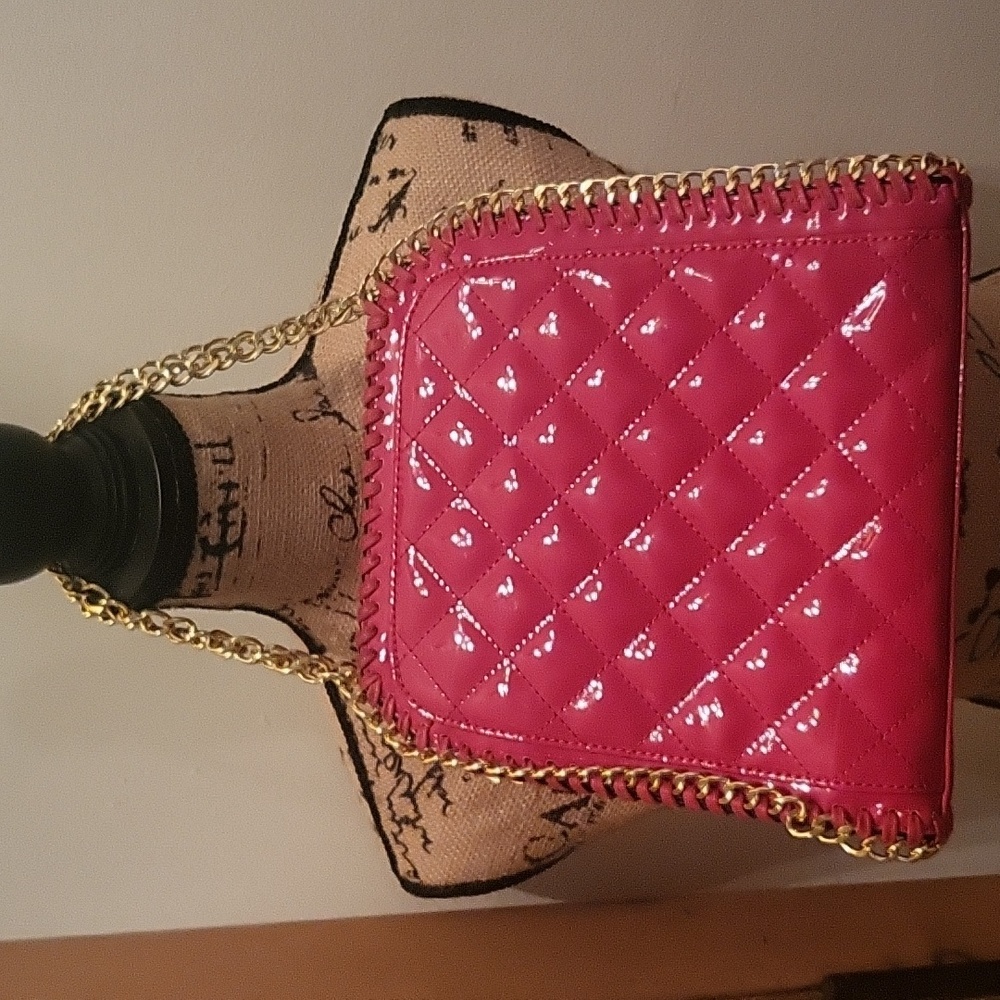 Red dress purse